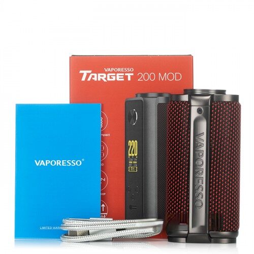 VAPORESSO TARGET 200 BOX MOD 1 Advanced VAPORESSO TARGET 200 BOX MOD - Professional vape mod device for vaping in Egypt