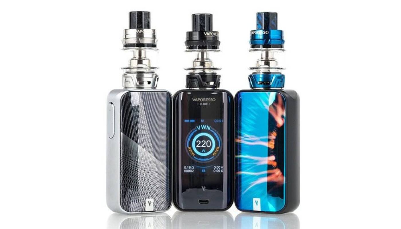 كيت Premium VAPORESSO LUXE 220W & SKRR TANK - تانك vape عالي الجودة لتجربة تبخير مُحسّنة في مصر