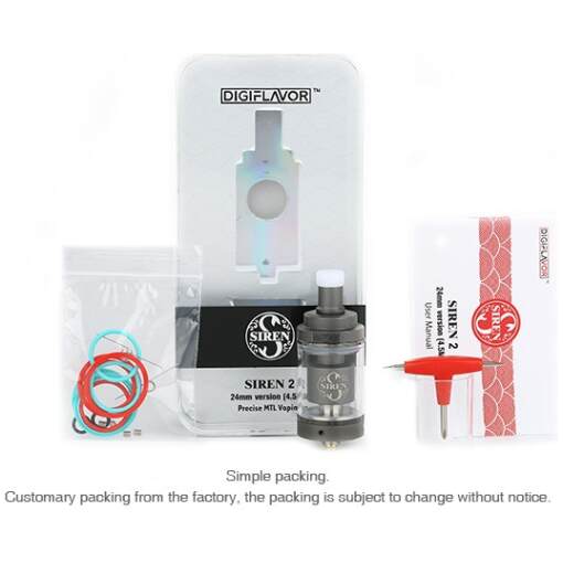 Digiflavor siren 2 24mm gta mtl tank