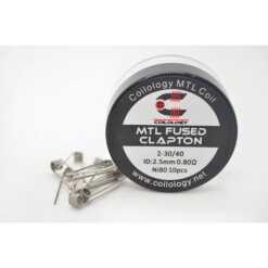 عالية الأداء Coilology MTL Fused Clapton Coil NI80 0.8ohm (قطعة واحدة) - Premium vape coil للحصول على نكهة مثالية في مصر