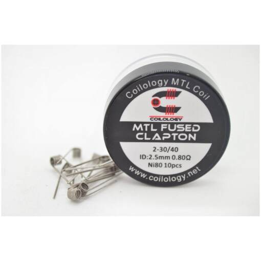 Coilology mtl fused clapton coil ni80 0. 8ohm (1pcs)