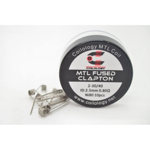 عالية الأداء Coilology MTL Fused Clapton Coil NI80 0.8ohm (قطعة واحدة) - Premium vape coil للحصول على نكهة مثالية في مصر