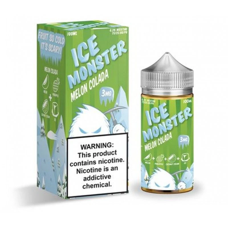 Premium MELON COLADA - ICE MONSTER LIQUIDS - 100ML - High-quality vaping product available in Egypt
