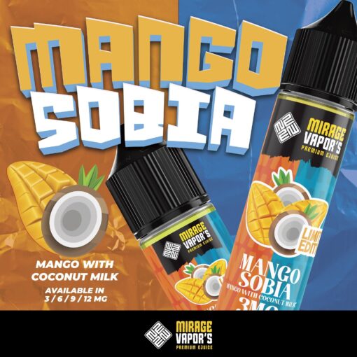Premium Mirage - Mango Sobia - MTL - 30ML - High-quality vaping product available in Egypt