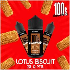 Premium Hundreds - Lotus Biscut - DL - 100 ML - منتج تبخير عالي الجودة متوفر في مصر