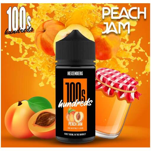Premium Hundreds - Peach Jam - DL - 100 ML - High-quality vaping product available in Egypt