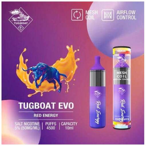 1671405417 red energy by tugboat evo disposable pod 4500 puffs
