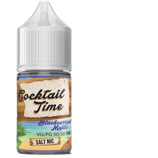 Dr vape - cocktail time - blackcurrant mojito - salt - 30ml