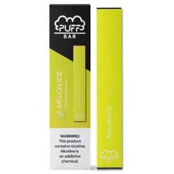 Convenient Puff Bar Disposable - Melon Ice - 300 Puffs - Ready-to-use disposable vape device in Egypt
