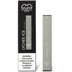جهاز Puff Bar للاستخدام مرة واحدة - ليتشي آيس - 300 نفخة - جهاز vape للاستخدام مرة واحدة جاهز للاستخدام في مصر