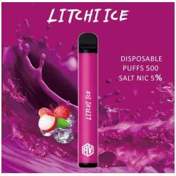 جهاز vape للاستخدام مرة واحدة - Litchiice Ice - 500 نفخة - جاهز للاستخدام مرة واحدة في مصر