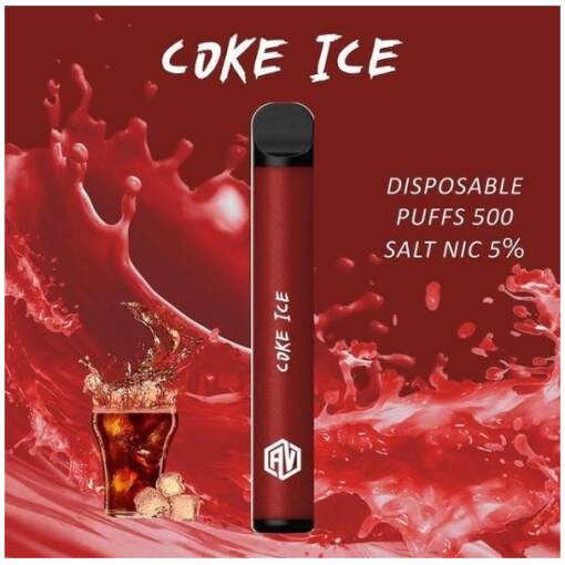 Convenient AV Disposable - Coke Ice - 500 Puffs - Ready-to-use disposable vape device in Egypt
