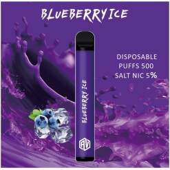 جهاز vape للاستخدام مرة واحدة جاهز للاستخدام في مصر - ثلج التوت الأزرق - 500 نفخة