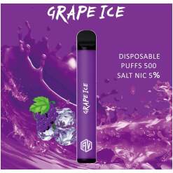 Convenient AV Disposable - Grape Ice - 500 Puffs - Ready-to-use disposable vape device in Egypt