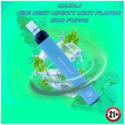 Convenient Mazaj Disposable - Mighty  Mint - 500 Puffs - Ready-to-use disposable vape device in Egypt