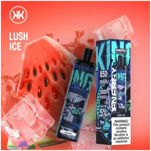 Energy disposable pods 5000 puff - lush ice - ( rechargeable )