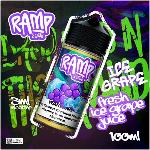 Ramp - grape ice - dl - 100ml