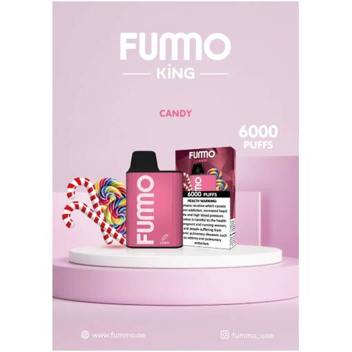 Fummo 6000 puff - candy - ( rechargeable )