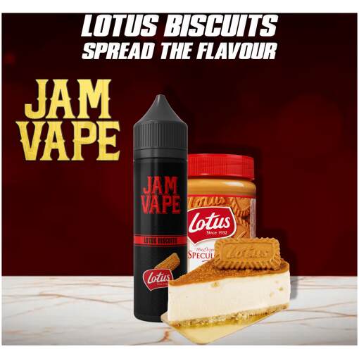 Jam vape - lotus biscuits - dl - 60ml