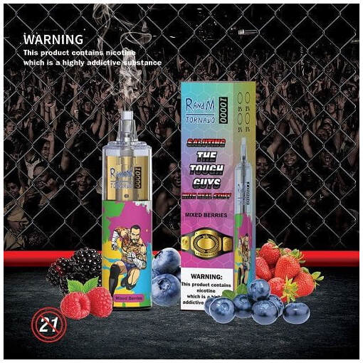 Tornado disposable 10000 puff - mix berries - ( rechargeable )