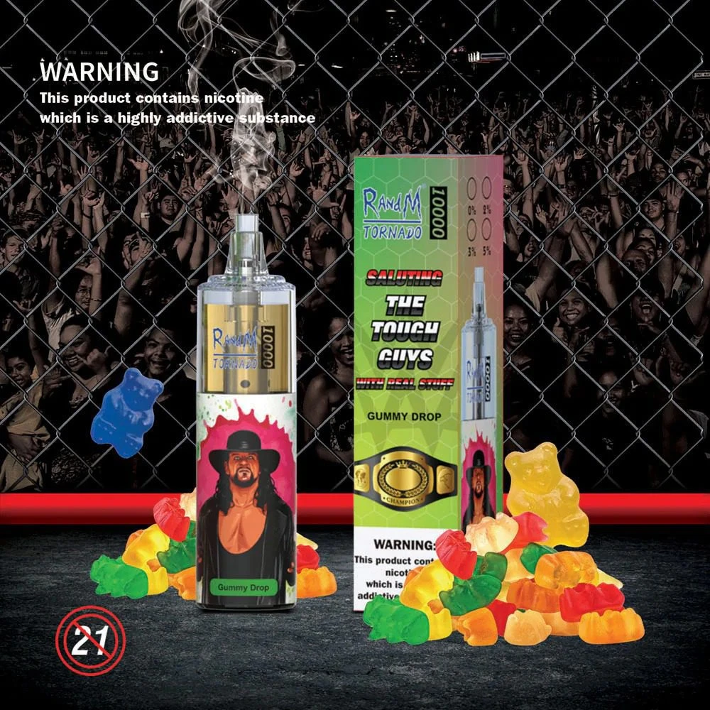 TORNADO Disposable 10000 puff - Gummy Drop - ( RECHARGEABLE ) 1 Convenient TORNADO Disposable 10000 puff - Gummy Drop - ( RECHARGEABLE ) - Ready-to-use disposable vape device in Egypt