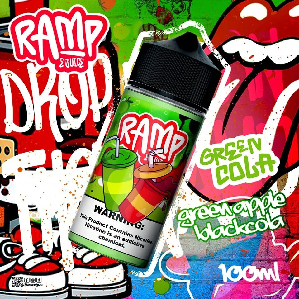 Ramp - Green Cola - DL - 100ML 1 Premium Ramp - Green Cola - DL - 100ML - High-quality vaping product available in Egypt