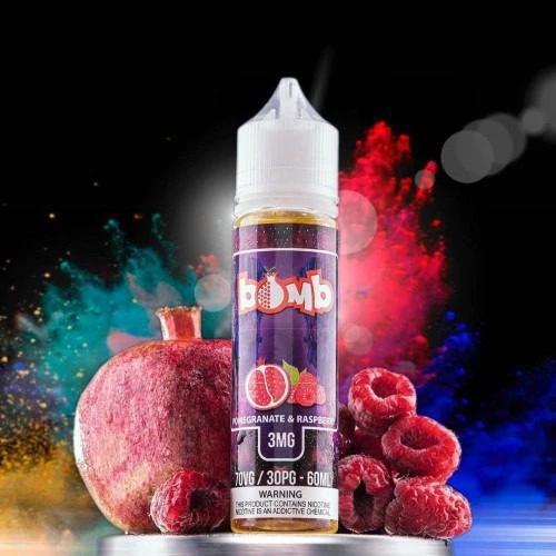 BOMB - Bomb Pomegranate & Raspberry - DL - 60ML 1 Premium BOMB - Bomb Pomegranate & Raspberry - DL - 60ML - High-quality vaping product available in Egypt