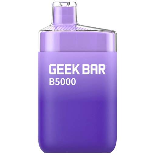 Geek bar - grape ice - 5000 puffs - ( rechargeable )