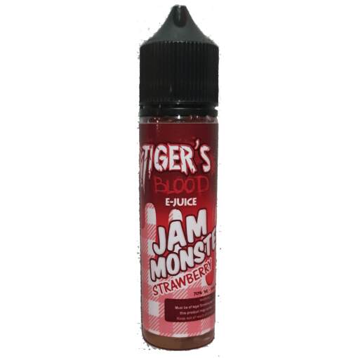 Tigers - jam monster strawberry - dl - 60ml