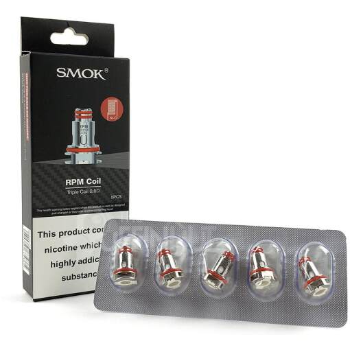 Smok rpm 0. 6 ohm triple coils (1pc)