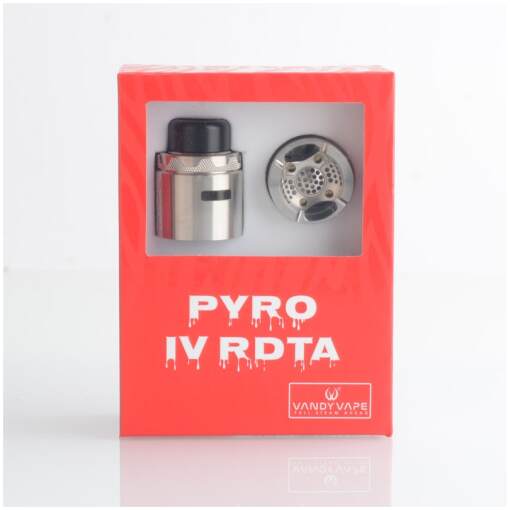 1667751196 authentic vandy vape pyro v4 iv rdta rebuildable dripping tank vape atomizer stainless steel 5ml ss glass 255mm diameter