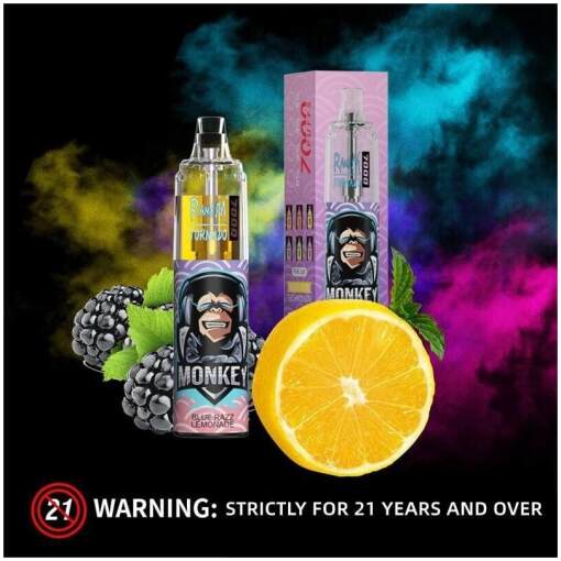 Tornado disposable 7000 puff - blue razz lemonade - ( rechargeable )