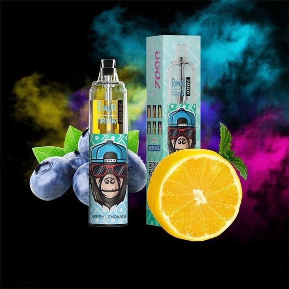 TORNADO Disposable 7000 puff - Berry Lemonade - ( RECHARGEABLE ) 1 Convenient TORNADO Disposable 7000 puff - Berry Lemonade - ( RECHARGEABLE ) - Ready-to-use disposable vape device in Egypt