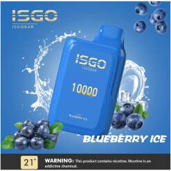 1691271448 blueberry ice by isgo bar disposable pod 10000 puffs