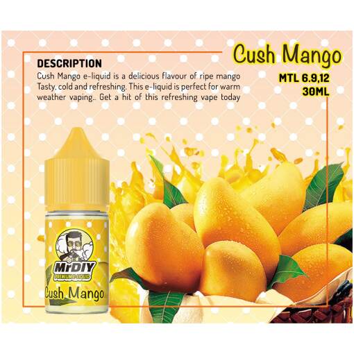 Mr diy - cush mango - mtl - 30ml