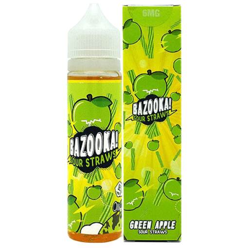 1666089745 green apple sour straws bazooka 60ml