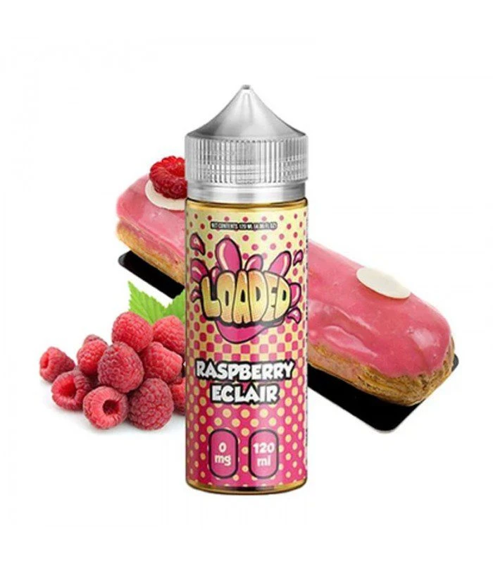LOADED - RASPERRY ECLAIR - DL - 120ML 1 Premium LOADED - RASPERRY ECLAIR - DL - 120ML - High-quality vaping product available in Egypt