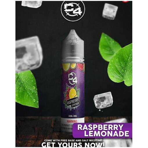 C4 - raspberry lemonade - dl - 60ml