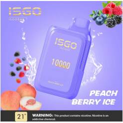 1694203836 isgo bar 10000 puffs peach berry ice