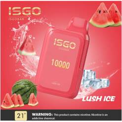 1694203853 lush ice by isgo bar disposable pod 10000 puffs