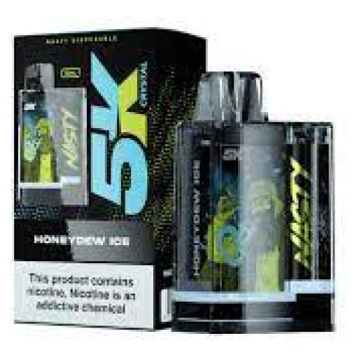 Nasty disposable 5000 puff - honeydew ice - ( rechargeable )