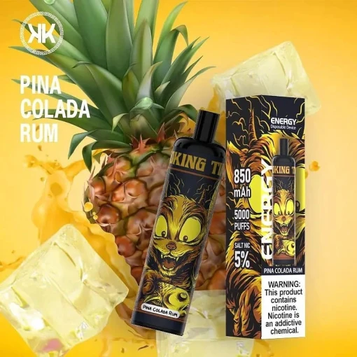 Energy disposable pods 5000 puff - pina colada rum - ( rechargeable )