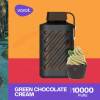 Convenient Vozol Disposable 10000 puff - Green Chocolate Cream - ( RECHARGEABLE ) - Ready-to-use disposable vape device in Egypt