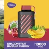 Convenient Vozol Disposable 10000 puff - Dragon Fruit Banana Cherry - ( RECHARGEABLE ) - Ready-to-use disposable vape device in Egypt