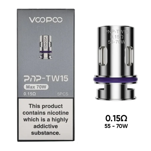Voopoo pnp-tw15 0. 15 replacement coils (1pc)