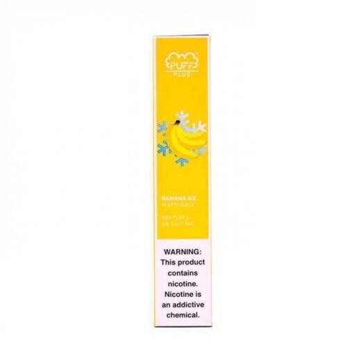 Puff plus disposable - banana ice - 800 puffs