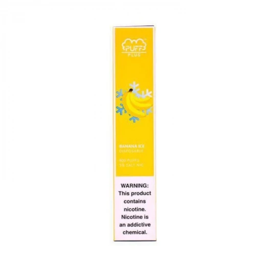 Puff plus disposable - banana ice - 800 puffs