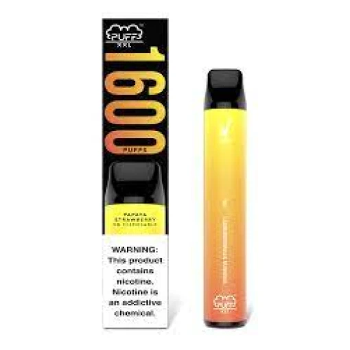 Puff xxl - papaya strawberry - 1600 puffs
