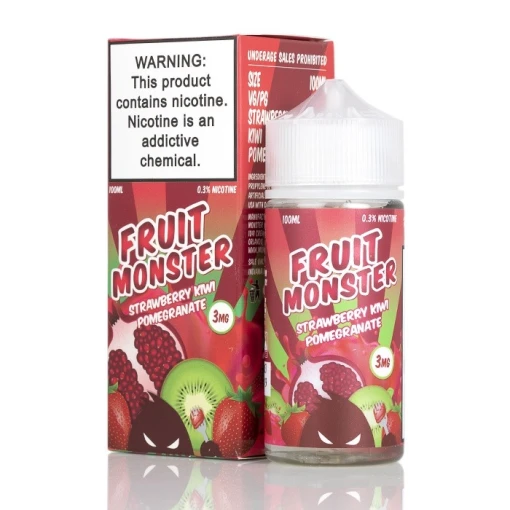 Strawberry kiwi pomegranate - fruit monster liquids - 100ml