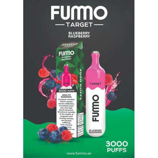 Fummo - blueberry rasperry - 3000 puffs
